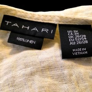 NWT: Tahari Cotton Top